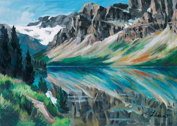 虛與實（落磯山脈）-Delusion and reality (Rocky mountain)