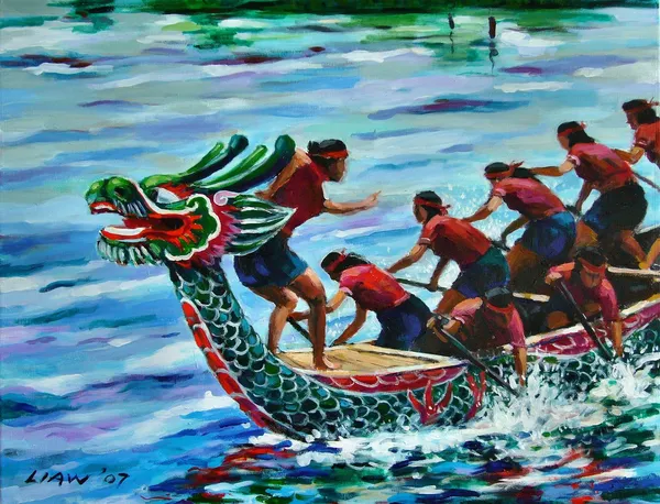 賽龍舟-Dragon boat race