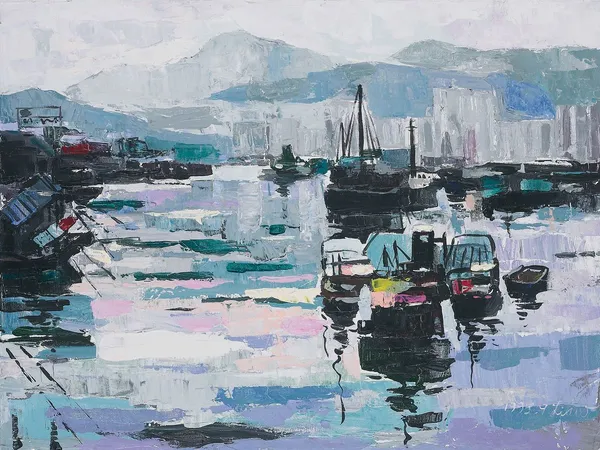 香港銅鑼灣-Scene of Tong-Luo Bay(Hong Kong)