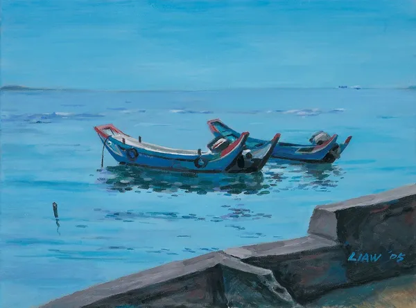 淡海一景-Seaside scenery at Tan-Shui