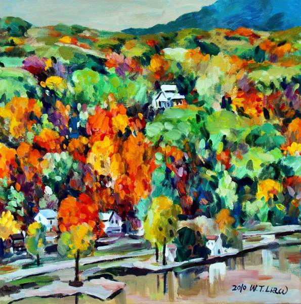 秋滿山-Autum in the mountains