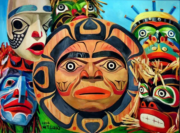 加拿大原住民藝術-First Nations Masks Art in Canada