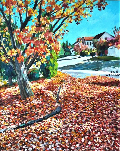 Scenic View In Fall