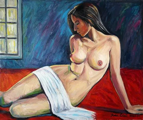 2022 心靈的平靜 Peace of Mind.51x61cm Oil on canvas