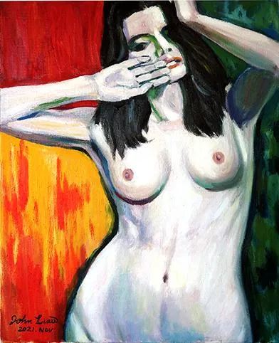 2021 誘惑的魅力 Seduction 51x40cm Oil on canvas
